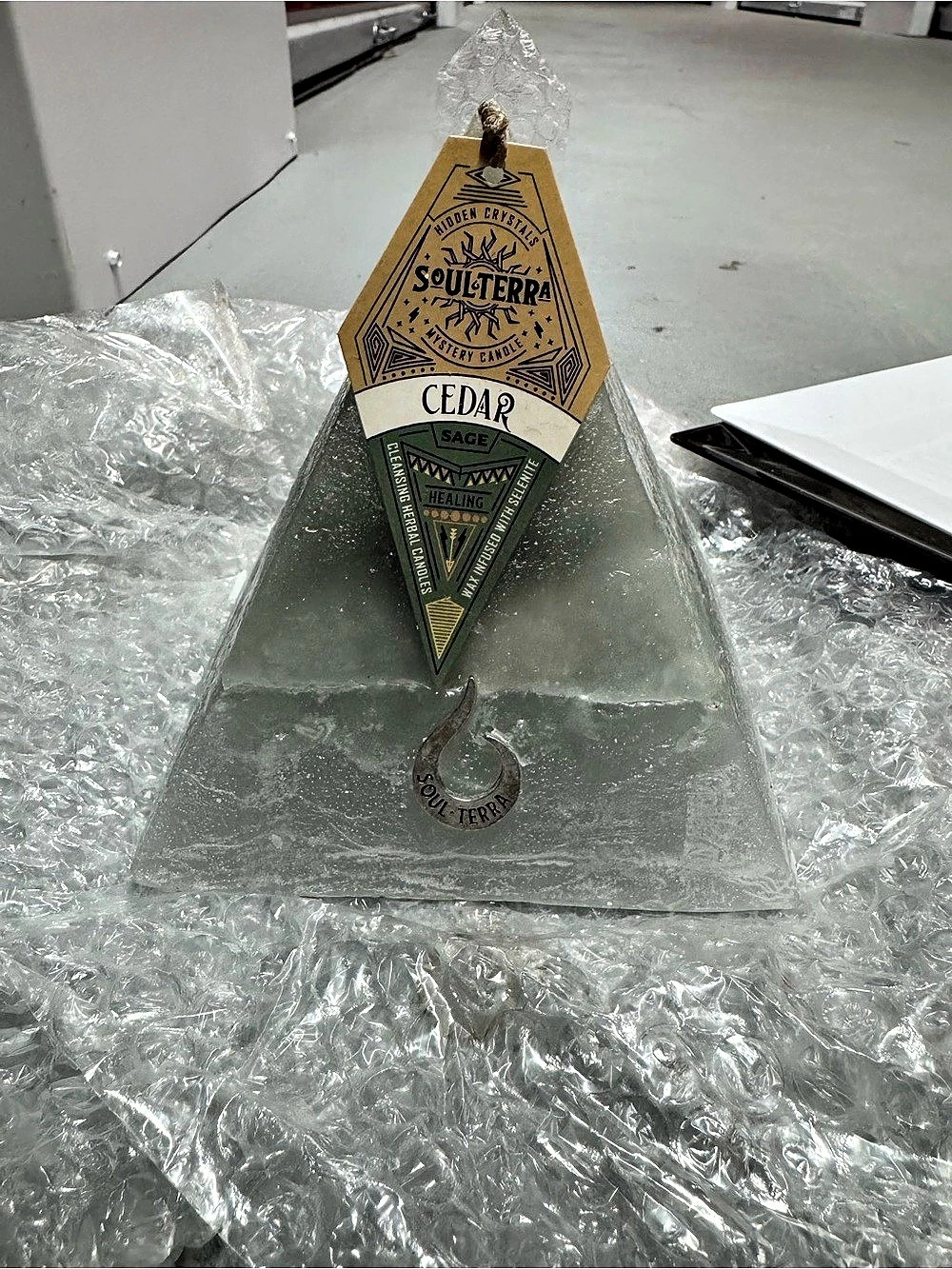 Soulterra pyramid sculpture Pyramid Decor Sculpture